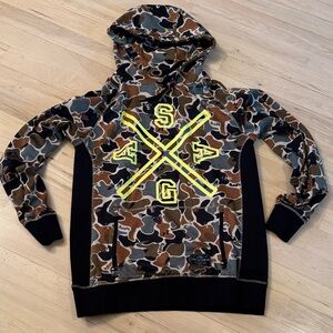 Saga Outerwear SAGA TEK Pullover Hoodie-duck camo-riding sweatshirt-XL